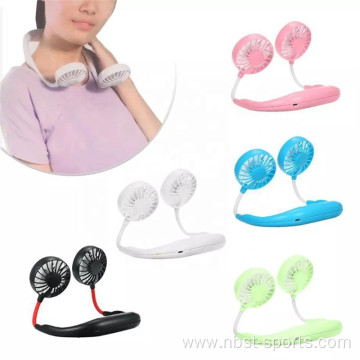 Hands Free USB Rechargeable Wearable Portable Neck Fan